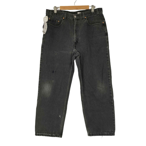 リーバイス Levis 98年製 550 RELAXED FIT 後染め ブラックデニムパンツ メンズ 38/30