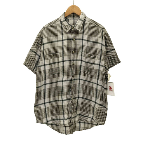 HHAZARD 半袖チェックシャツ メンズ JPN:L