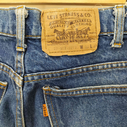リーバイス Levis 90S USA製 517 オレンジタブ セミフレアデニムパンツ メンズ 30/33