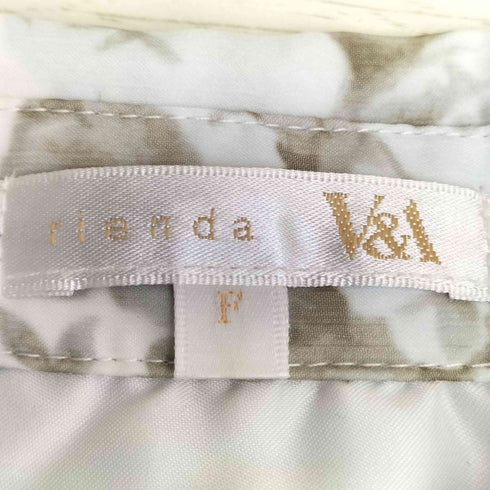 リエンダ rienda V&A バルーンスリーブシャツブラウス レディース FREE
