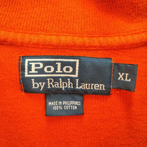 ポロバイラルフローレン Polo by RALPH LAUREN 90S ポニー刺繍 ハーフジップスウェット メンズ JPN:XL