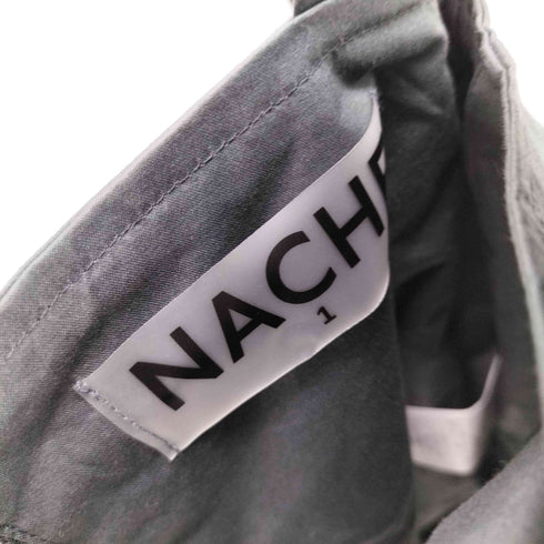 NACHE RAWCUT SHIRRING BUSTIER CHARCOAL レディース 1
