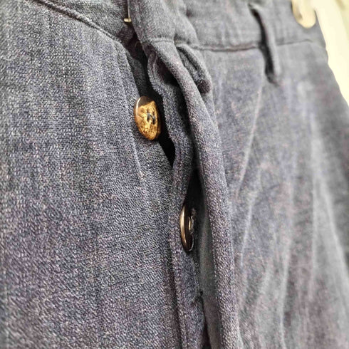 ジルサンダー JIL SANDER OLD ピーチスキン テーパードスラックス サスペンダーボタン メンズ