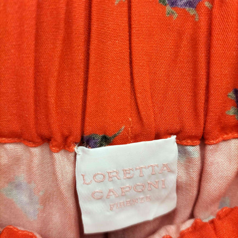 LORETTA CAPONI 小花柄イージーパンツ レディース