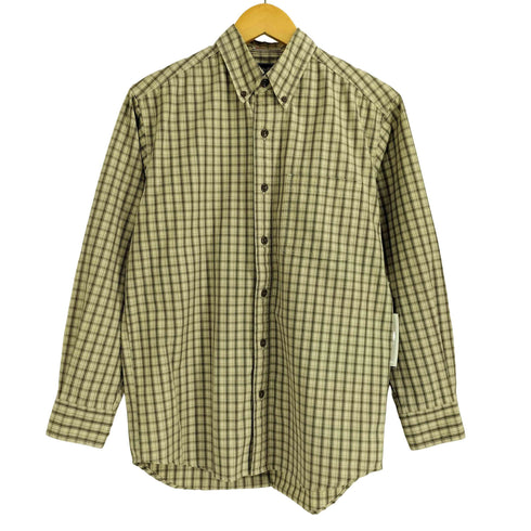 エディーバウアー Eddie Bauer 00S THERMOLITE タータンチェック L/S ボタンダウンシャツ メンズ import:XS