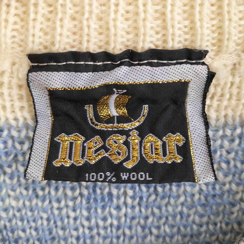 nesjar 80S ノルウェー製 ノルディックニット セーター レディース