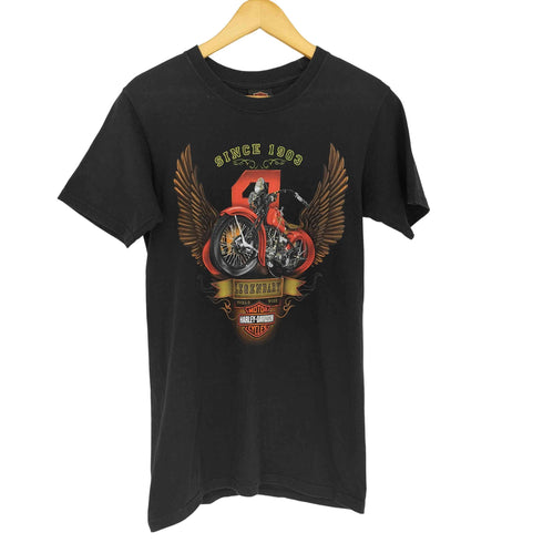 ハーレーダビッドソン HARLEY-DAVIDSON プリントクルーネック メンズ JPN:S