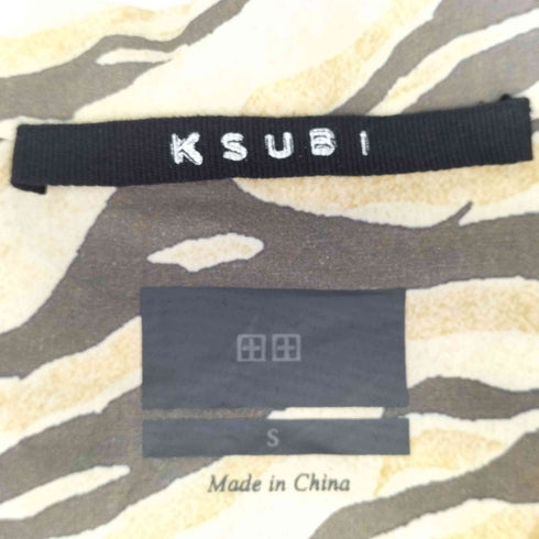 スビ KSUBI カモ柄 オープンカラーシャツ メンズ JPN:S