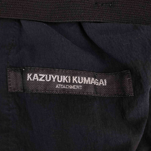 カズユキクマガイアタッチメント KAZUYUKI KUMAGAI ATTACHMENT タスラン NYストレッチ ワイド テーパード メンズ JPN:2