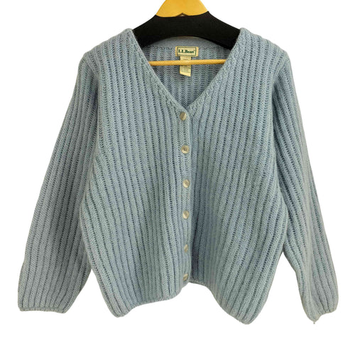 エルエルビーン L.L.Bean 90-00S モヘヤ混 ニット カーディガン レディース import:S