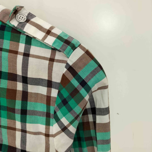 ブルックスブラザーズレッドフリース BROOKS BROTHERS REDFLEECE チェック柄 コットン ボタンダウンシャツ レディース US:0-2