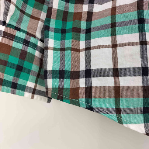 ブルックスブラザーズレッドフリース BROOKS BROTHERS REDFLEECE チェック柄 コットン ボタンダウンシャツ レディース US:0-2
