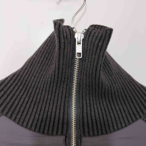 アトモスピンク ATMOS PINK 24AW Docking Knit Zip-up ドッキング ニット ジップアップ レディース FREE
