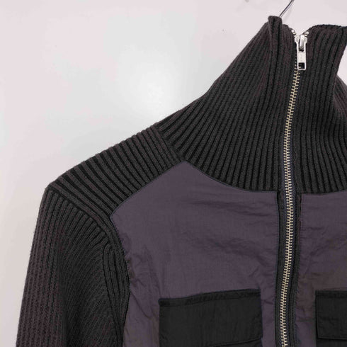 アトモスピンク ATMOS PINK 24AW Docking Knit Zip-up ドッキング ニット ジップアップ レディース FREE