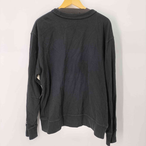 ワイスリー Y-3 DISTRESSED SIGNATURE CREW SWEAT ディストレス シグネチャー クルー スウェット メンズ JPN:L