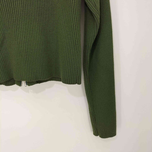 アトモスピンク ATMOS PINK 24AW Docking Knit Zip-up ドッキング ニット ジップアップ レディース FREE