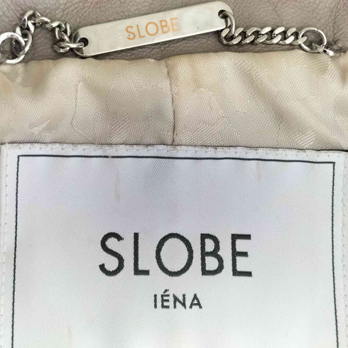 スローブイエナ SLOBE IENA レザーライダースブルゾン レディース JPN:36