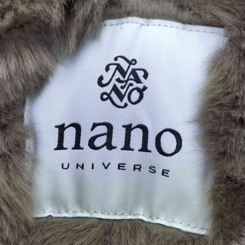 ナノユニバース NANO universe フェイクムートンダッフルコート レディース JPN:36