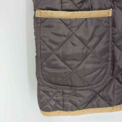 エーグル AIGLE フーデッド キルティングジャケット レディース M