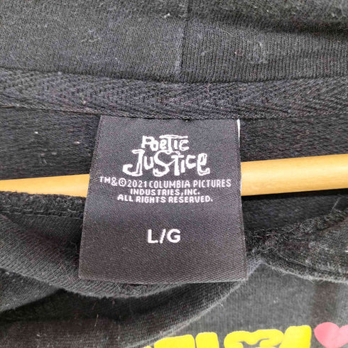 POETIC JUSTICE ラッパープリントプルオーバーパーカー メンズ L