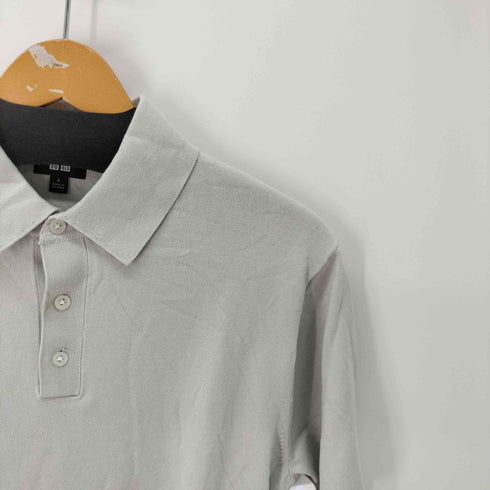 ユニクロ UNIQLO ウォッシャブルニットポロセーター半袖 メンズ JPN:S