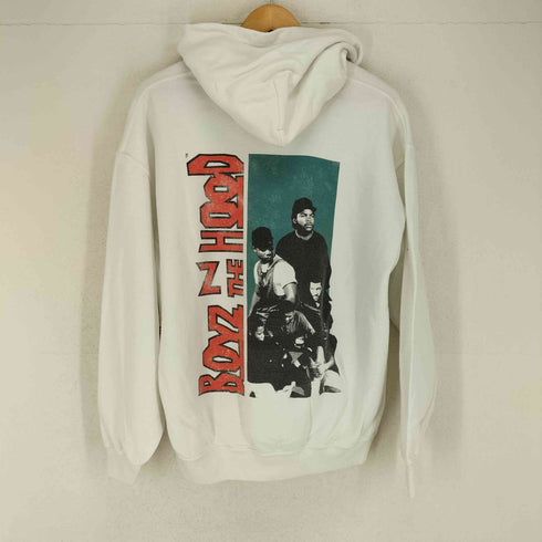 ムービープリントプルオーバーパーカー メンズ L