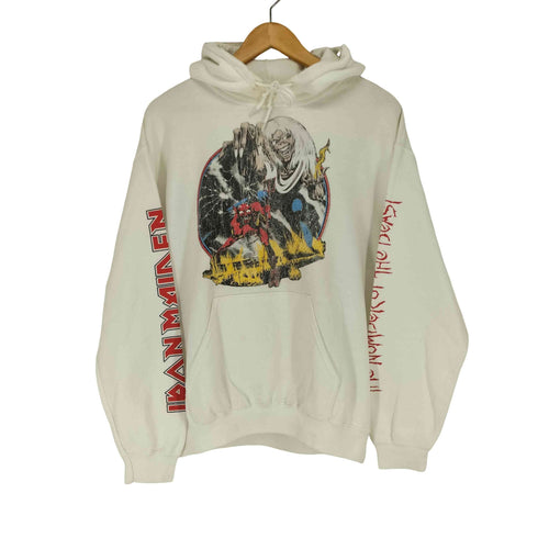 ギルダン GILDAN バンドプリントプルオーバーパーカー メンズ M