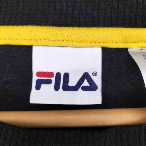 フィラ FILA ロゴ刺繍クルーネックスウェット メンズ XXL