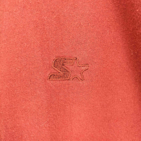 スターター STARTER 前Vガゼット ロゴ刺繍クルーネックスウェット メンズ L