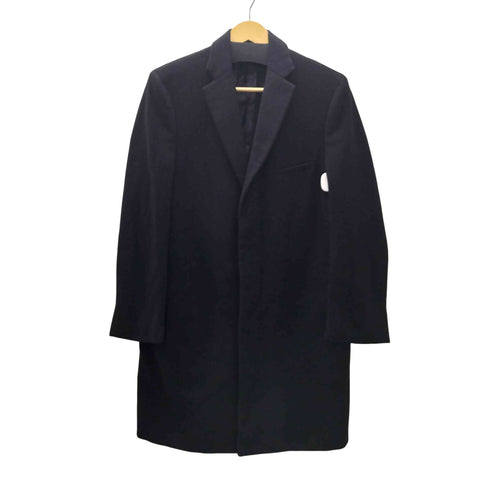 ジルサンダー JIL SANDER イタリア製 TAILOR MADE テーラーメイド 比翼ボタン チェスター カシミヤ ハーフ コート メンズ EUR:46