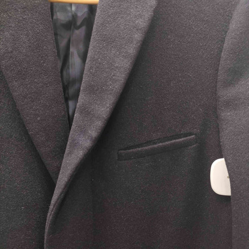 ジルサンダー JIL SANDER イタリア製 TAILOR MADE テーラーメイド 比翼ボタン チェスター カシミヤ ハーフ コート メンズ EUR:46