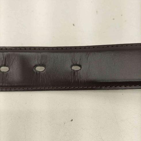 ブラックレーベルクレストブリッジ BLACK LABEL CRESTBRIDGE ロゴ刻印 レザーベルト メンズ