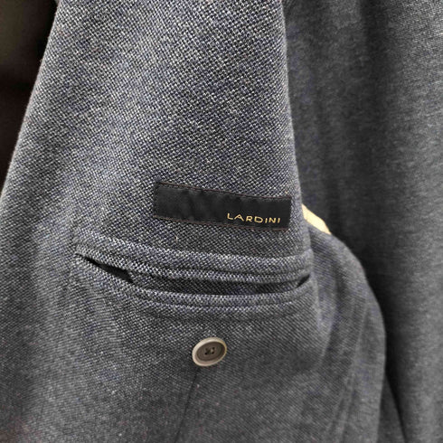 ラルディー二 LARDINI イタリア製 コットン 3B サマー テーラード ジャケット メンズ EUR:44