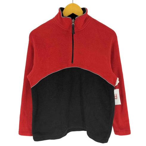 ギャップ Gap 90S OLD リフレクター パイピング バイカラー ハーフジップ フリースジャケット メンズ import:S