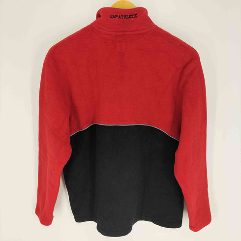 ギャップ Gap 90S OLD リフレクター パイピング バイカラー ハーフジップ フリースジャケット メンズ import:S