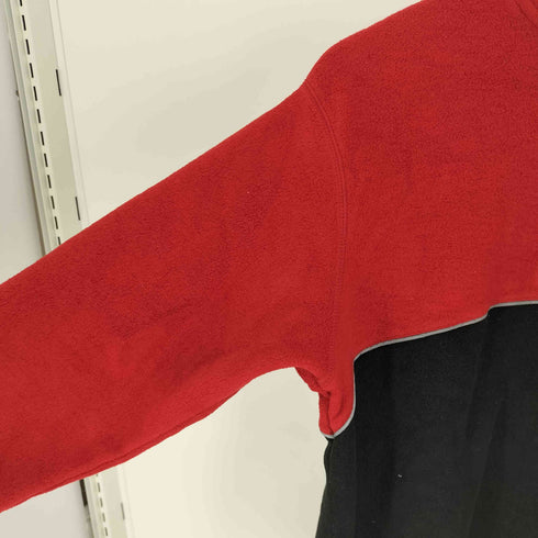 ギャップ Gap 90S OLD リフレクター パイピング バイカラー ハーフジップ フリースジャケット メンズ import:S