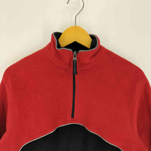 ギャップ Gap 90S OLD リフレクター パイピング バイカラー ハーフジップ フリースジャケット メンズ import:S