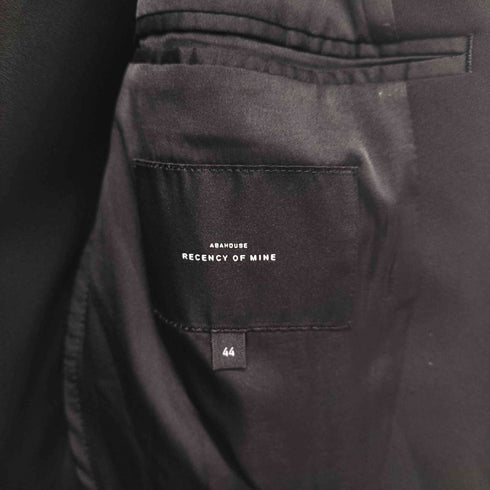 アバハウス ABAHOUSE 25AW RECENCY OF MINE BRERA ストレッチ ポプリン ダブル ジャケット テーラード ジャケット メンズ JPN:44
