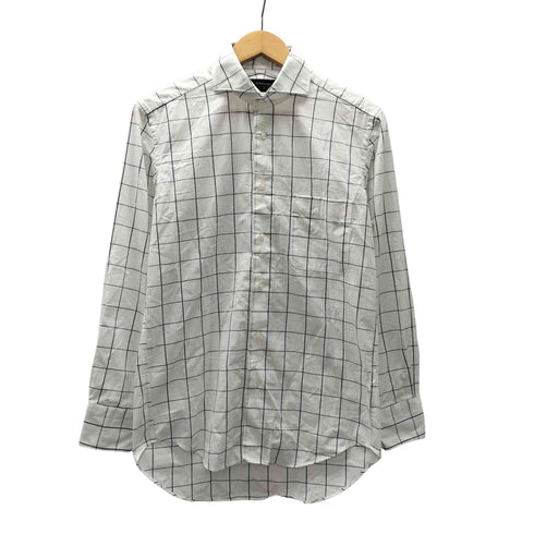 Windsorknot ウィンザーノット コットン ワイドカラー グラフチェック シャツ メンズ 39