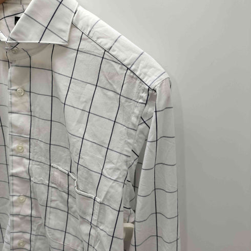 Windsorknot ウィンザーノット コットン ワイドカラー グラフチェック シャツ メンズ 39