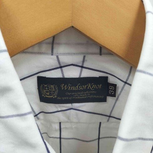 Windsorknot ウィンザーノット コットン ワイドカラー グラフチェック シャツ メンズ 39