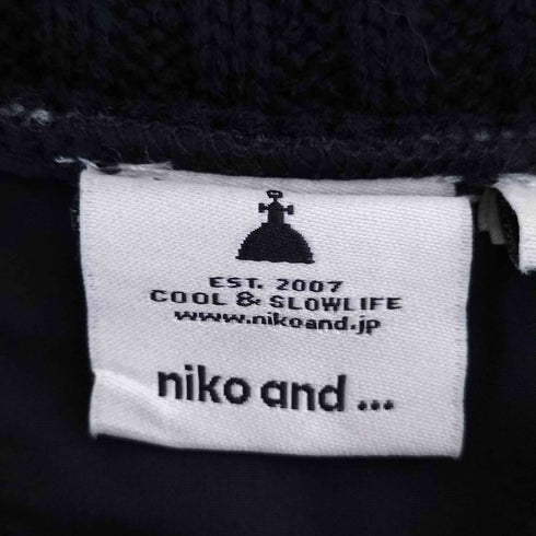 ニコアンド niko and... キルトドッキングニット メンズ JPN:M