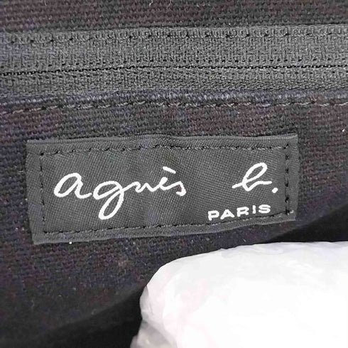 アニエスベー agnes b. キャンバスショルダーバッグ レディース