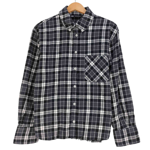 ザラ ZARA チェック フランネルシャツ レディース import:S