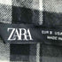 ザラ ZARA チェック フランネルシャツ レディース import:S
