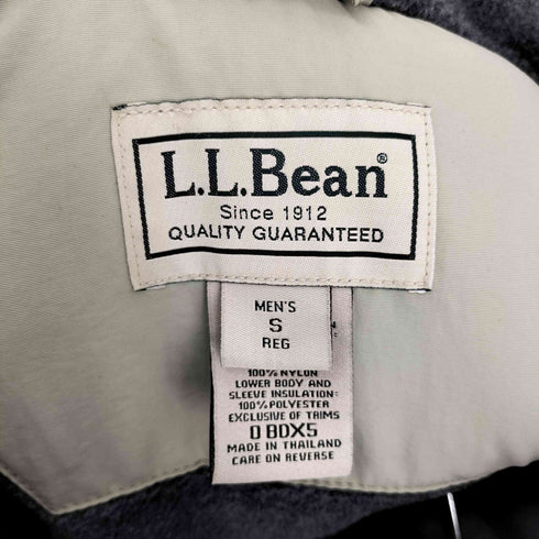 エルエルビーン L.L.Bean 90-00S 裏地キルティング POLARTEC 襟フリース ウォークマンポケット ナイロン マウンテン ジャケット メンズ import:S