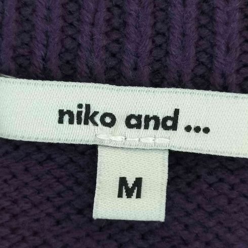 ニコアンド niko and... アンチピリングラインプルオーバー レディース JPN:M