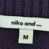 ニコアンド niko and... アンチピリングラインプルオーバー レディース JPN:M