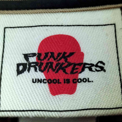 パンクドランカーズ PUNK DRUNKERS チェック×2 ストライプシャツ メンズ