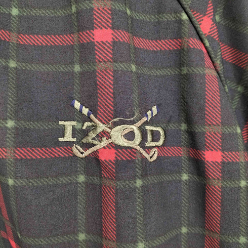 アイゾッド IZOD チェック柄Vネックピステ メンズ M